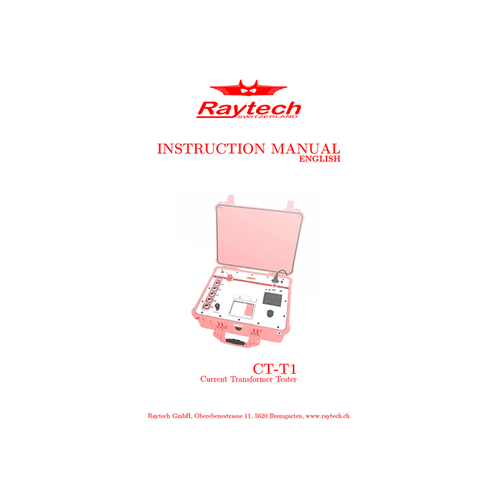 Instruction Manual - CT-T1