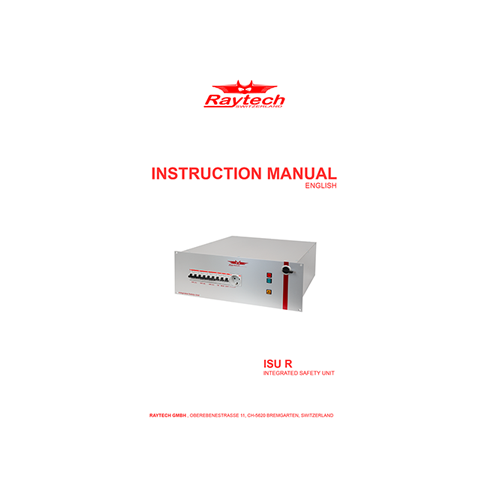 Instruction Manual - ISU-R